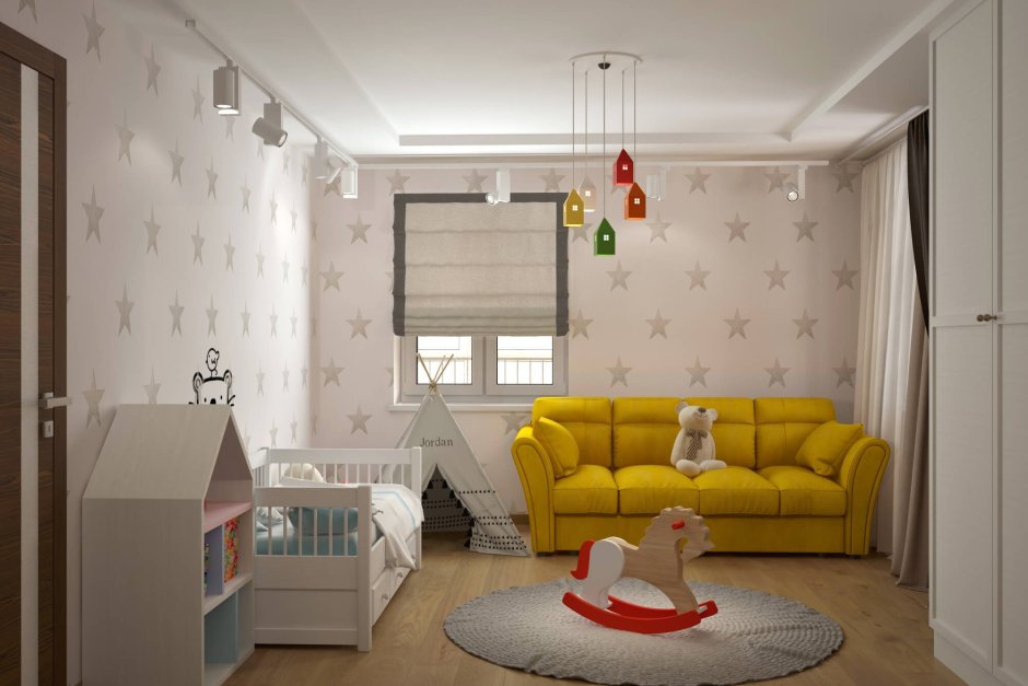 Детский спальный уголок в однокомнатной квартире