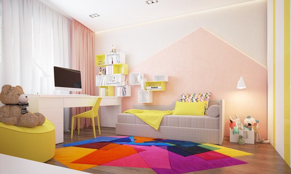 Цветовая гамма для детской комнаты