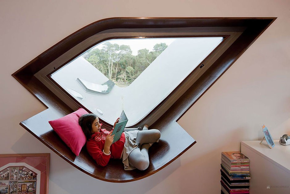 Спальня со стеклянной крышей