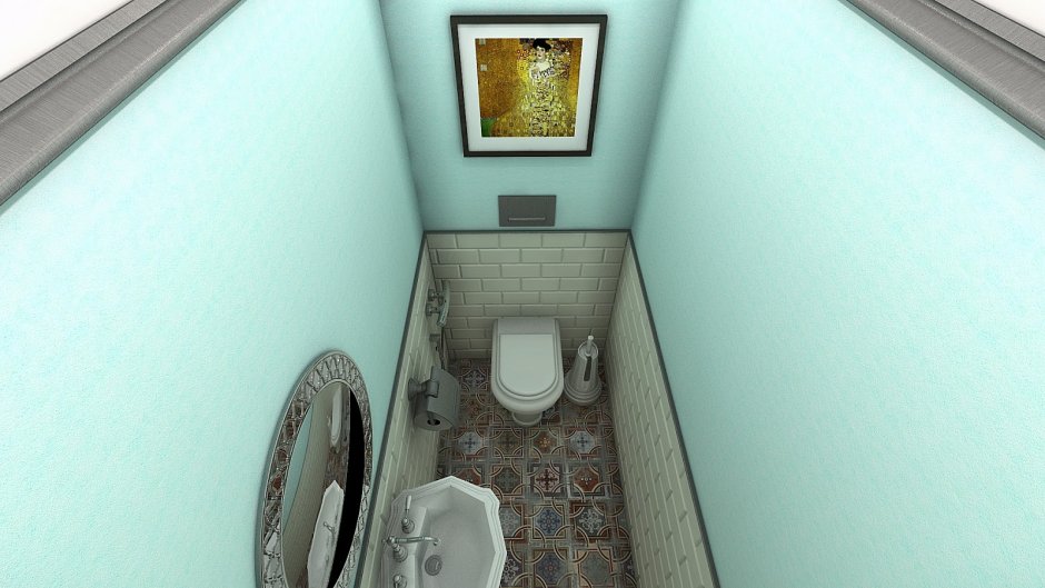 Проект туалета в квартире (55 фото)