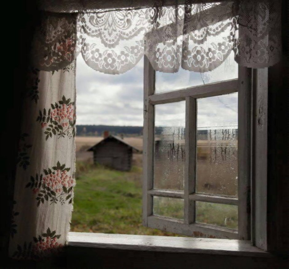 Вид из деревенского окна