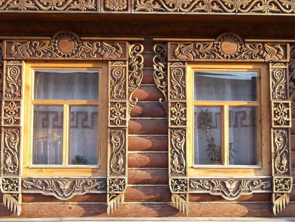 Деревянная обналичка на окна