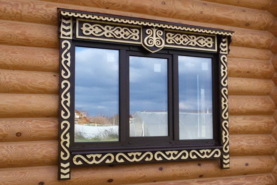 Наличники на окна в скандинавском стиле