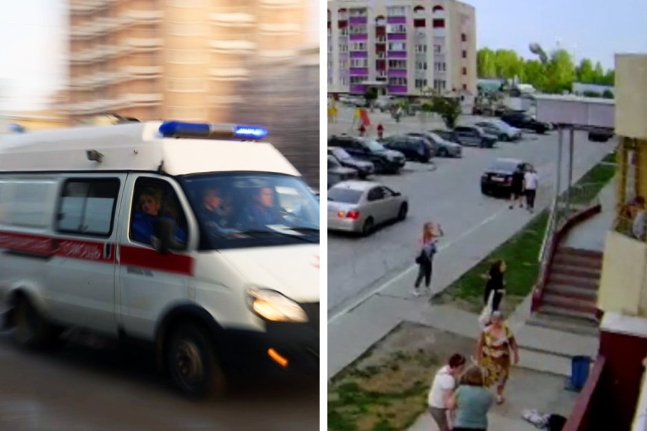 Девочка выпала с 10 этажа Новосибирск