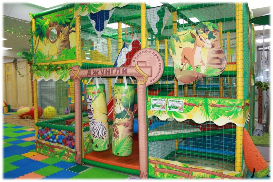 Детский игровой комплекс-Лабиринт джунгли-4