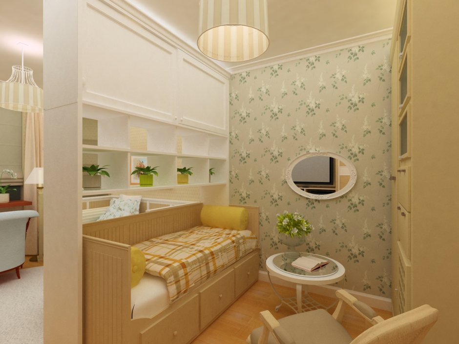 Дизайн комнаты для пожилой женщины
