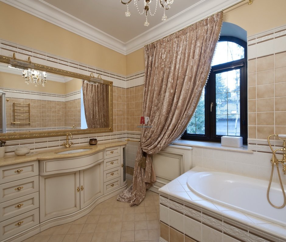 Красивые классические Ванные комнаты