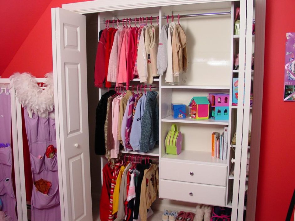Детский гардеробный шкаф