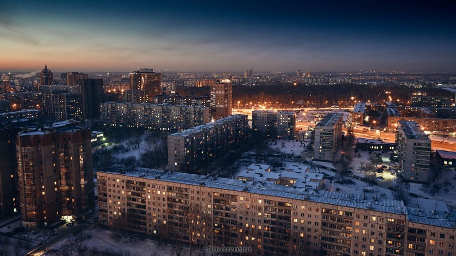 Ночные окраины Москвы Ясенево