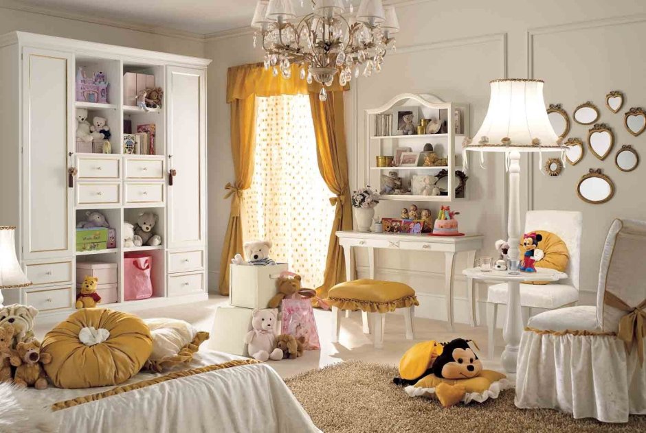 Детская спальня в классическом стиле для мальчика