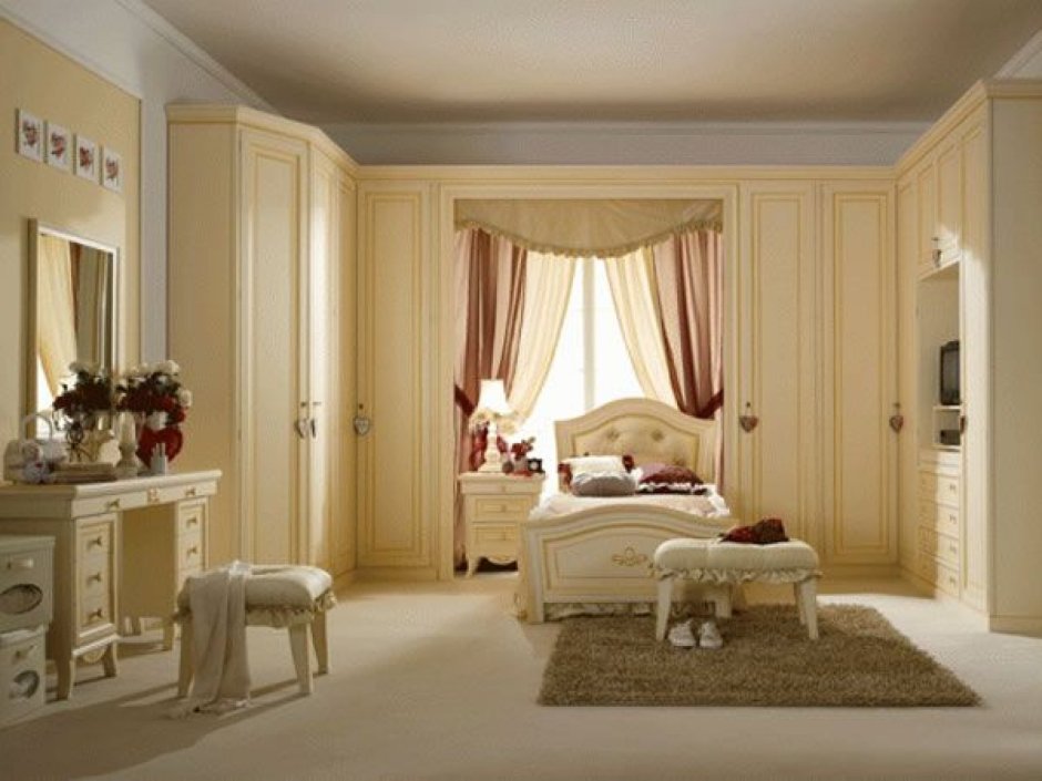 Комната для девочки в классическом стиле
