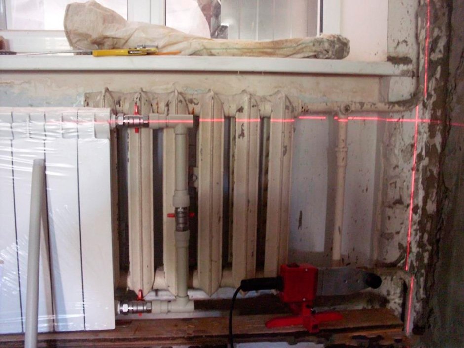 Демонтаж радиатора отопления