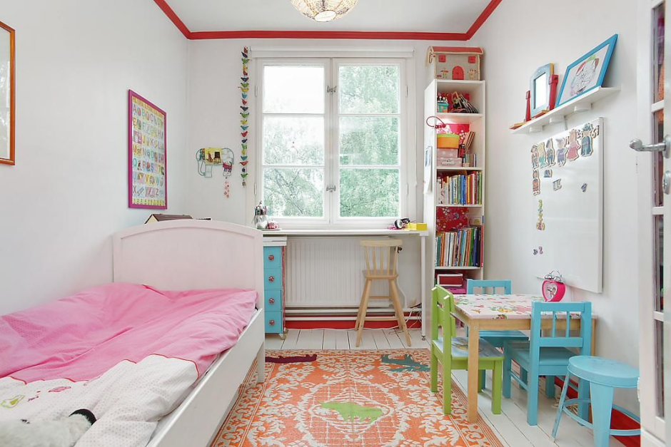 Маленькая детская комната для девочки