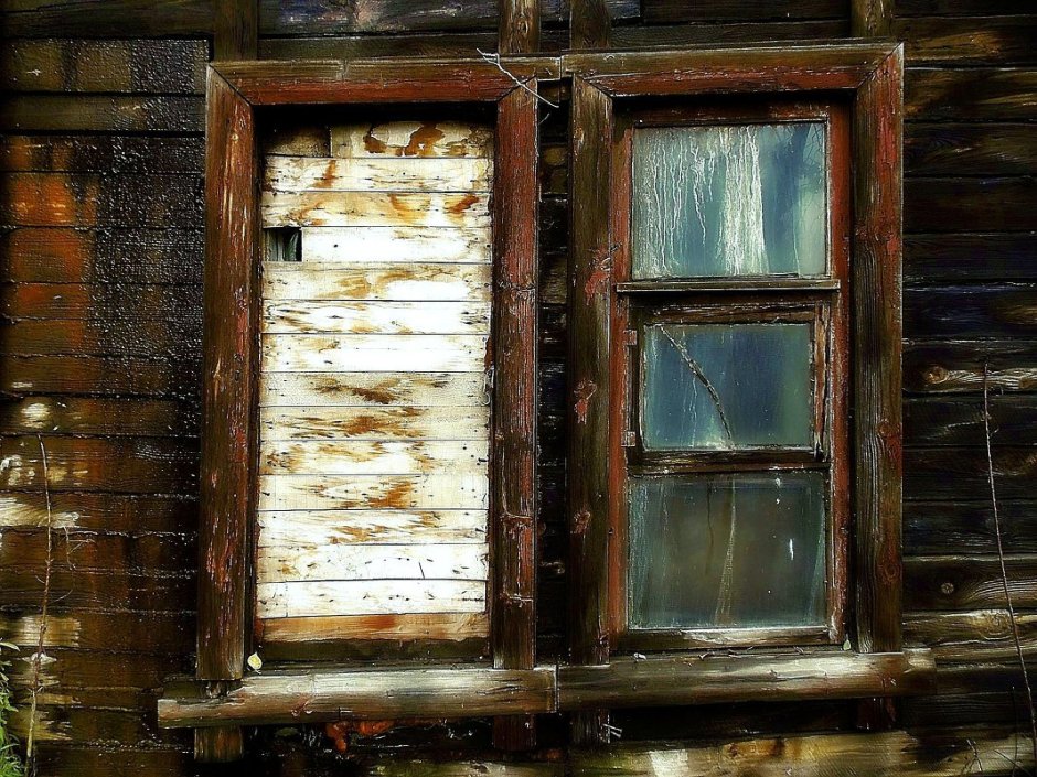 Старое деревянное окно (53 фото)