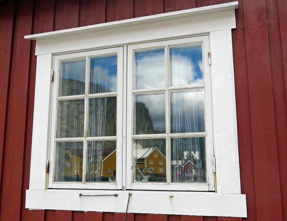 Деревянные окна крашеные
