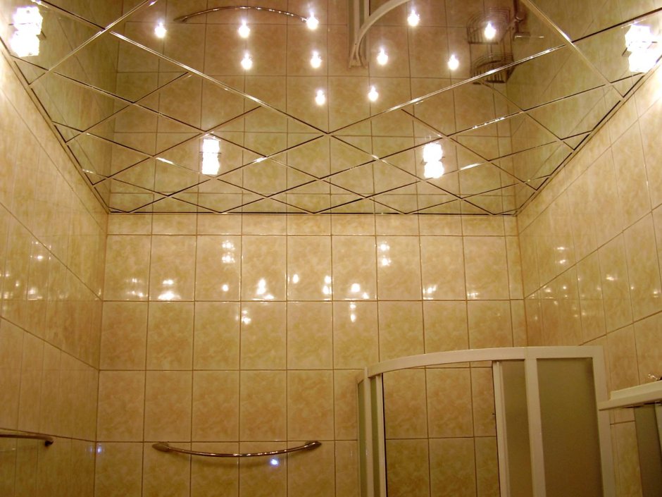 Потолок в ванной