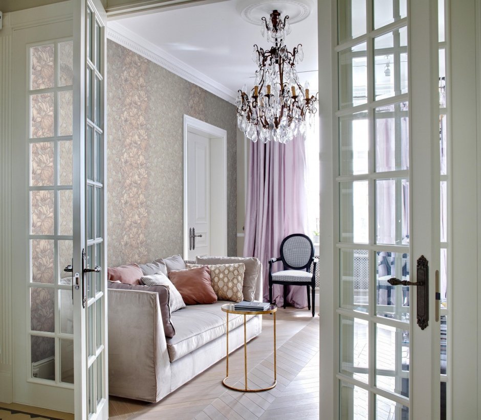 Современная классика парижских квартир в интерьере