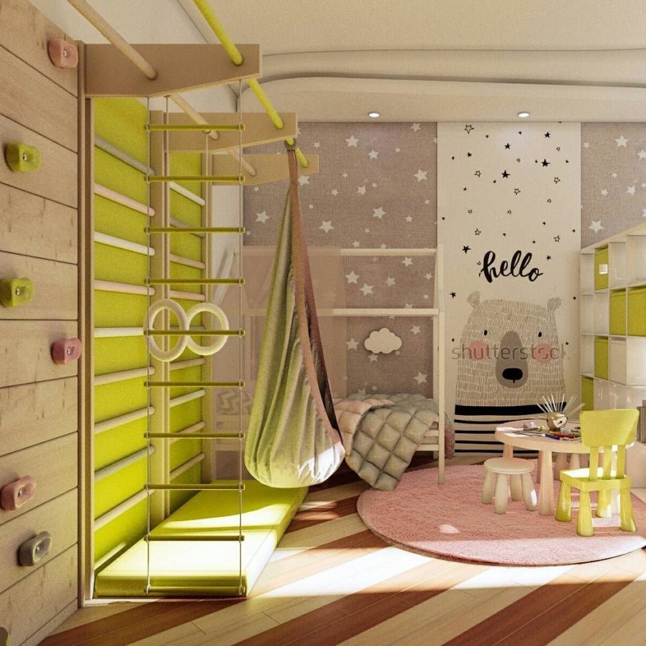 Дизайнерская детская комната