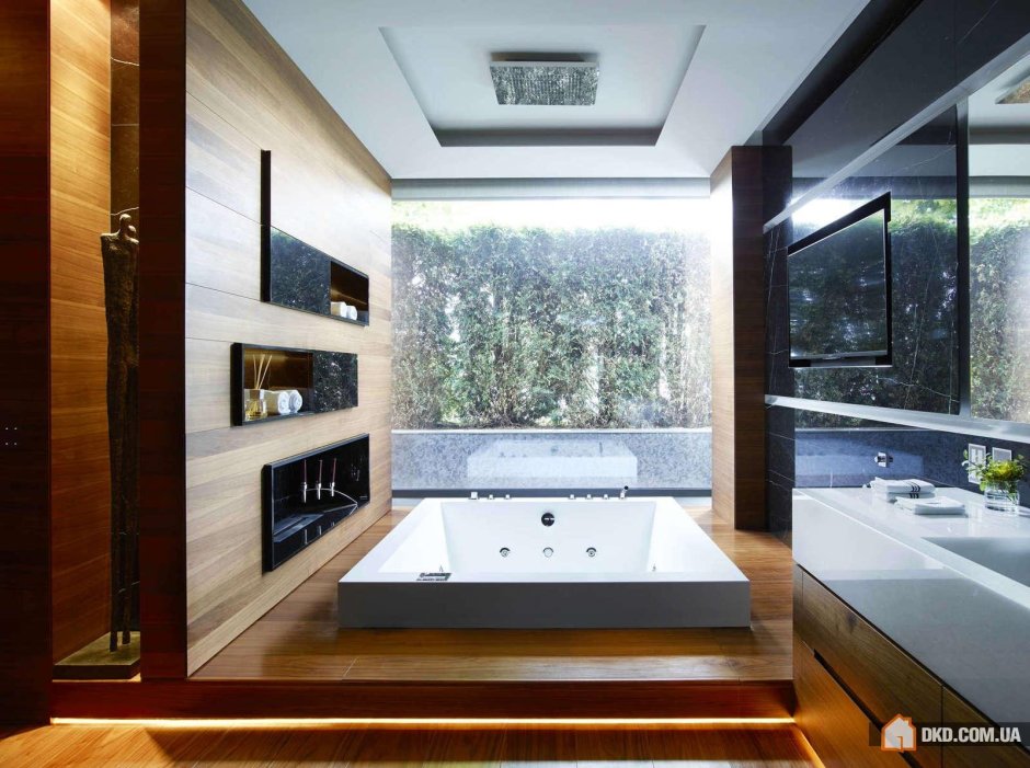Красивая ванна в современном стиле