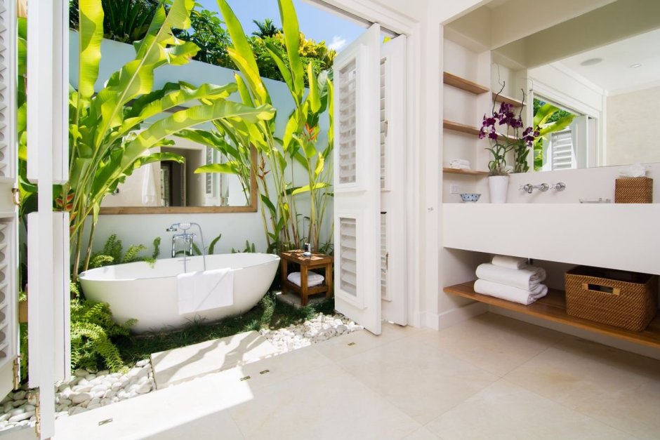 Ванная комната в тропиках