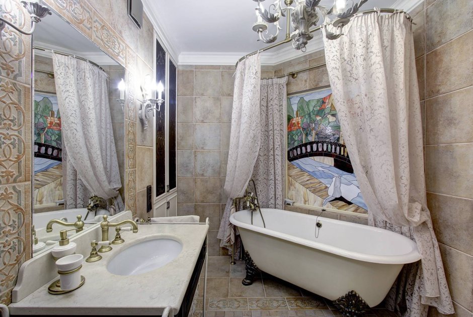 Ванная комната в стиле Ампир