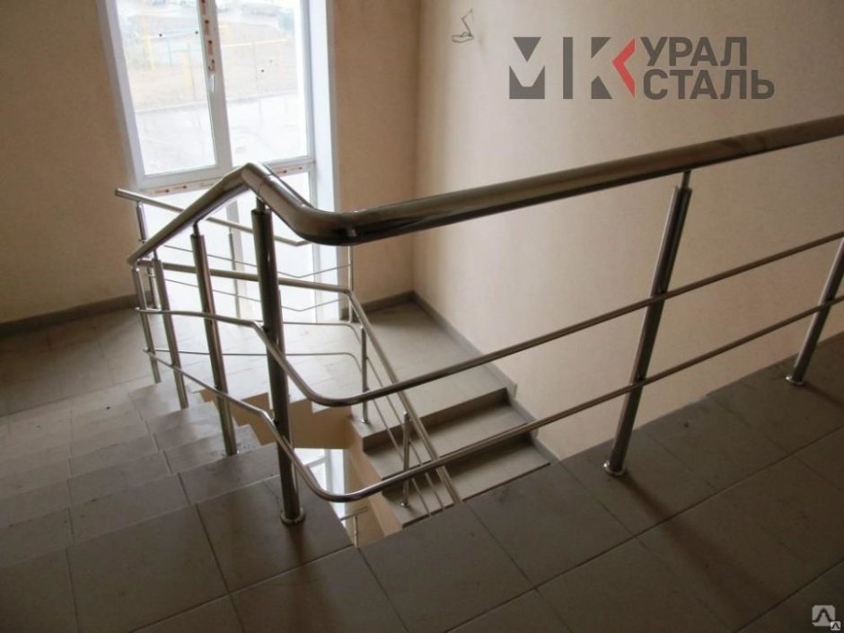 Перила для лестницы из нержавейки
