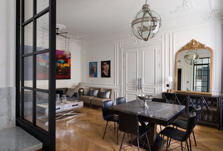 Парижский стиль в интерьере маленькой квартиры