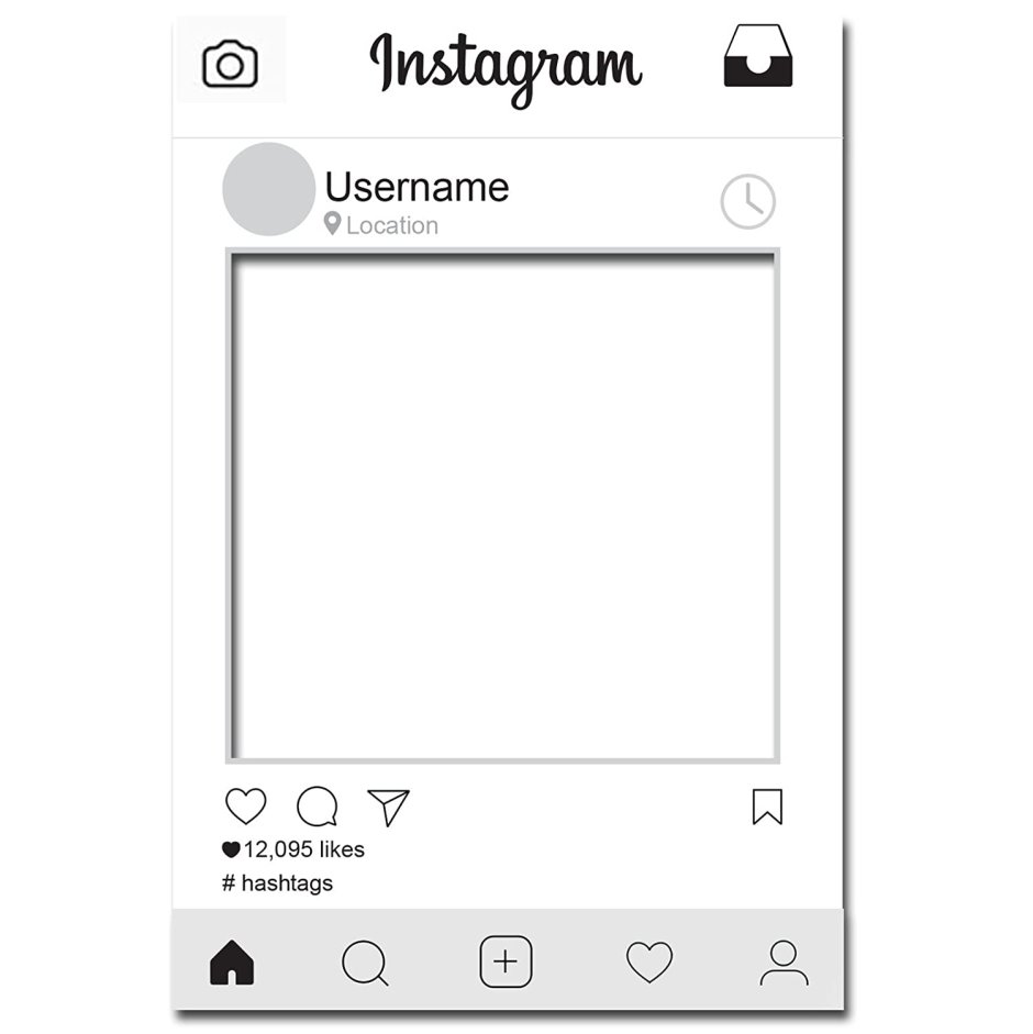 Рамка Инстаграм