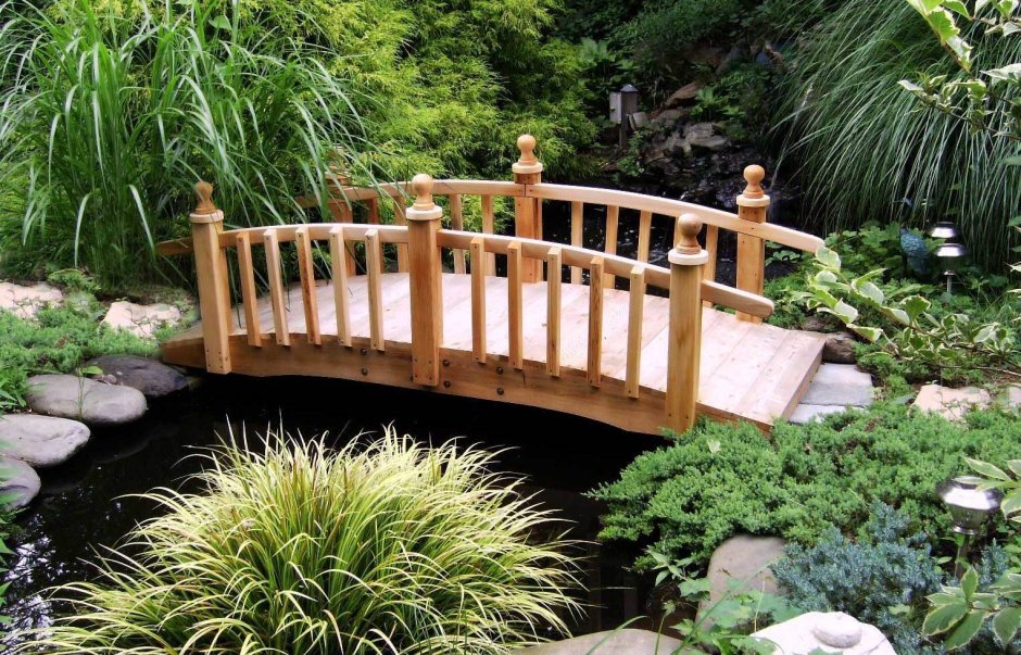 Декоративный мостик для сада
