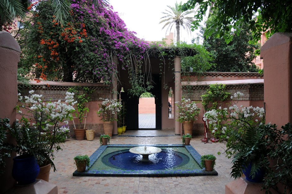 Сад Мажорель в Марокко фото