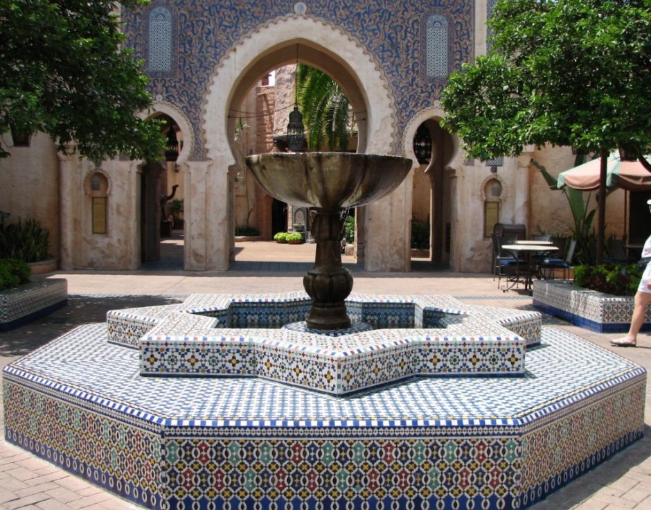 Мозаика сады Альгамбра