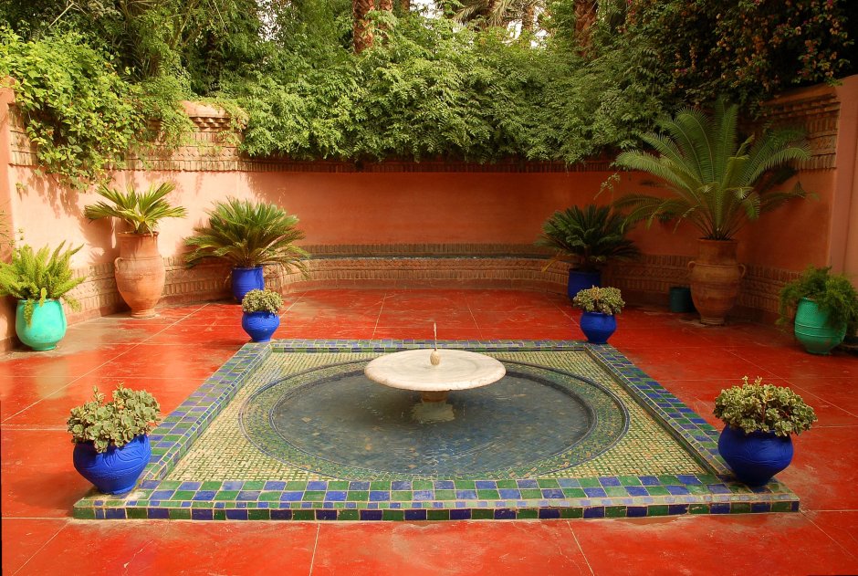 Мусульманский сад в Марокко