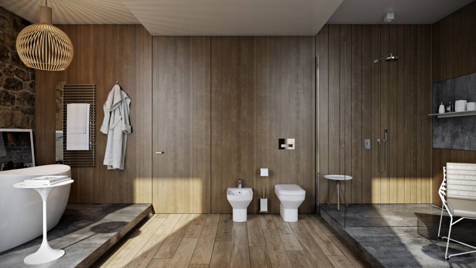 Bathroom natural Wood