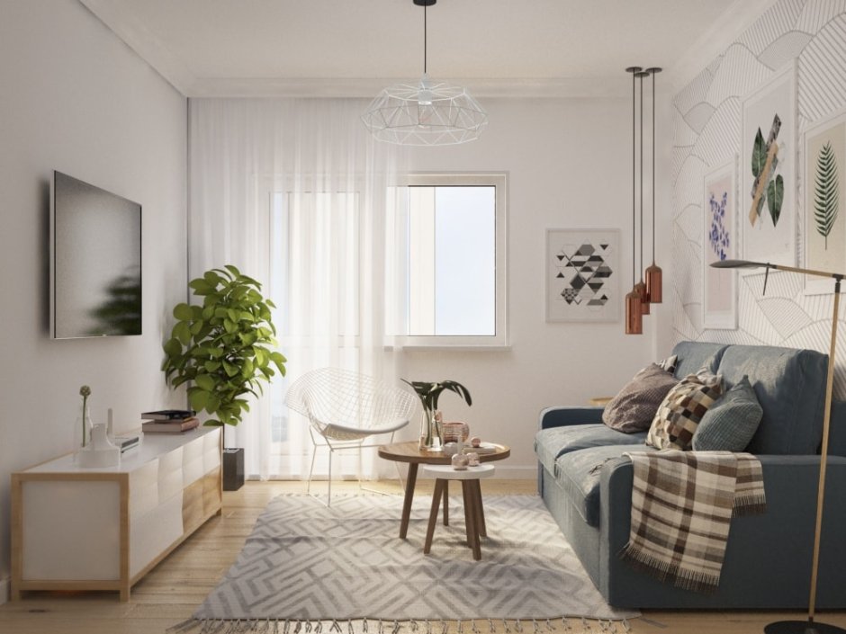 Скандинавский стиль в интерьере малогабаритных квартир