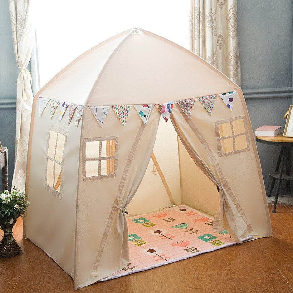 Детский домик палатка из ткани