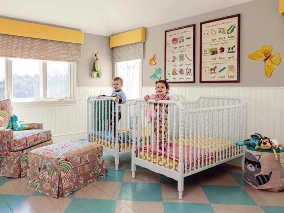 Детская комната для двойняшек