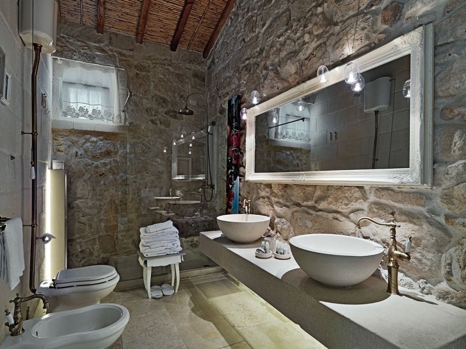 Итальянская вилла интерьер ванной комнаты Siciliano