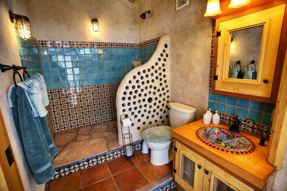 Ванная комната в Восточном стиле Маракеш