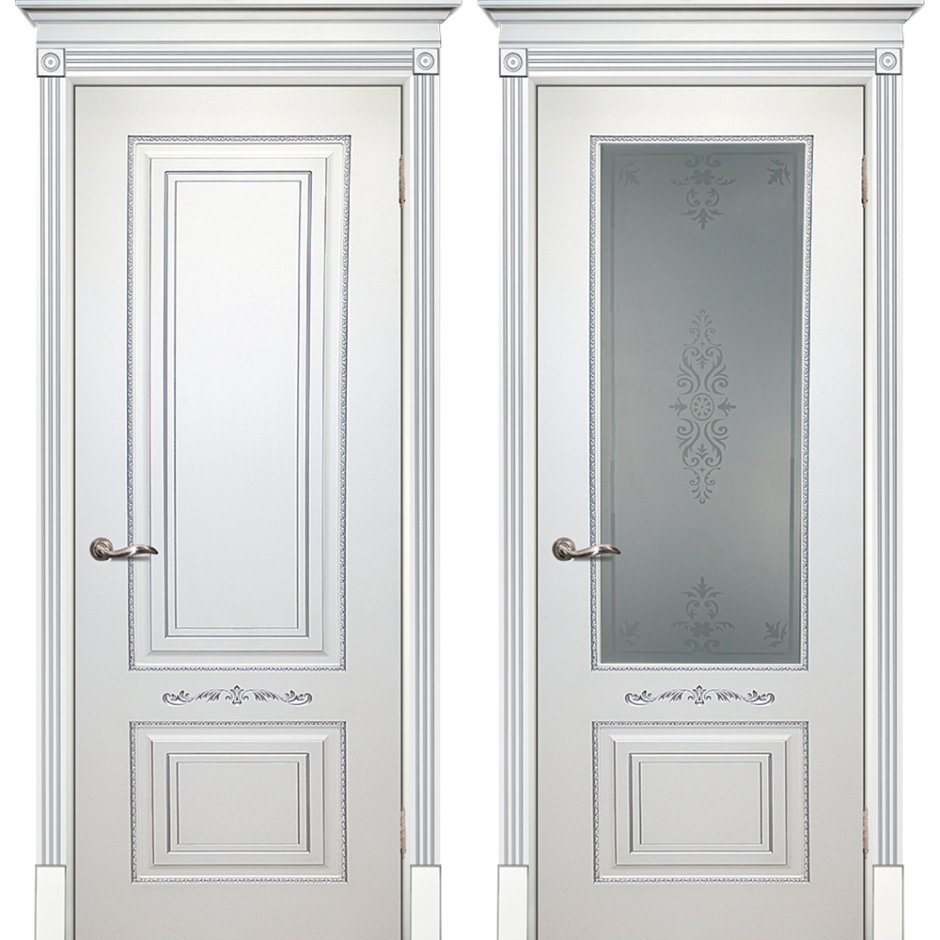 Двойные белые двери (54 фото)