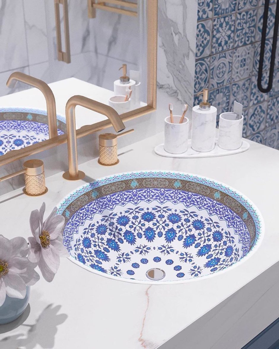 Ванная в марокканском стиле