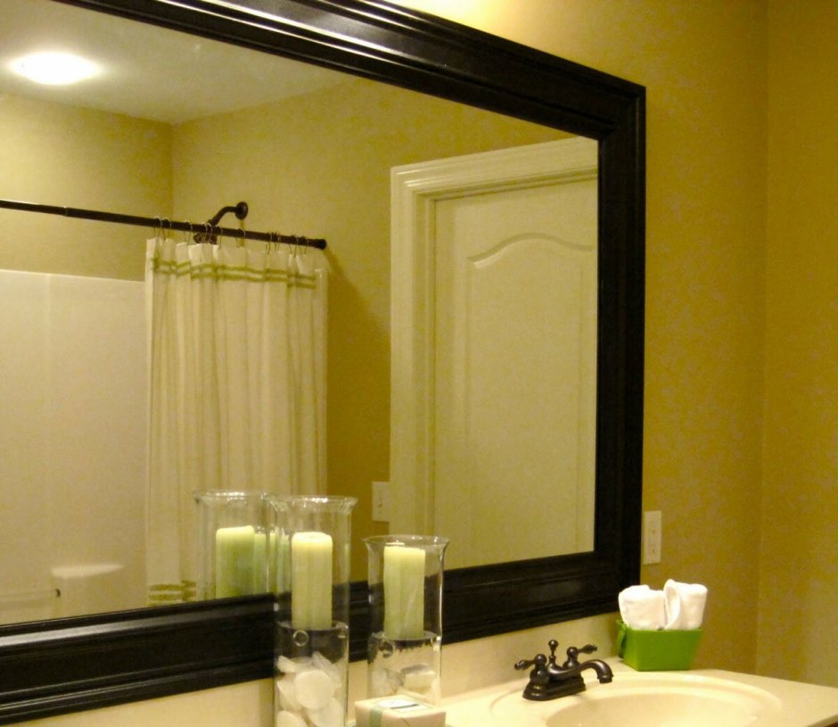 Большие зеркала в ванную