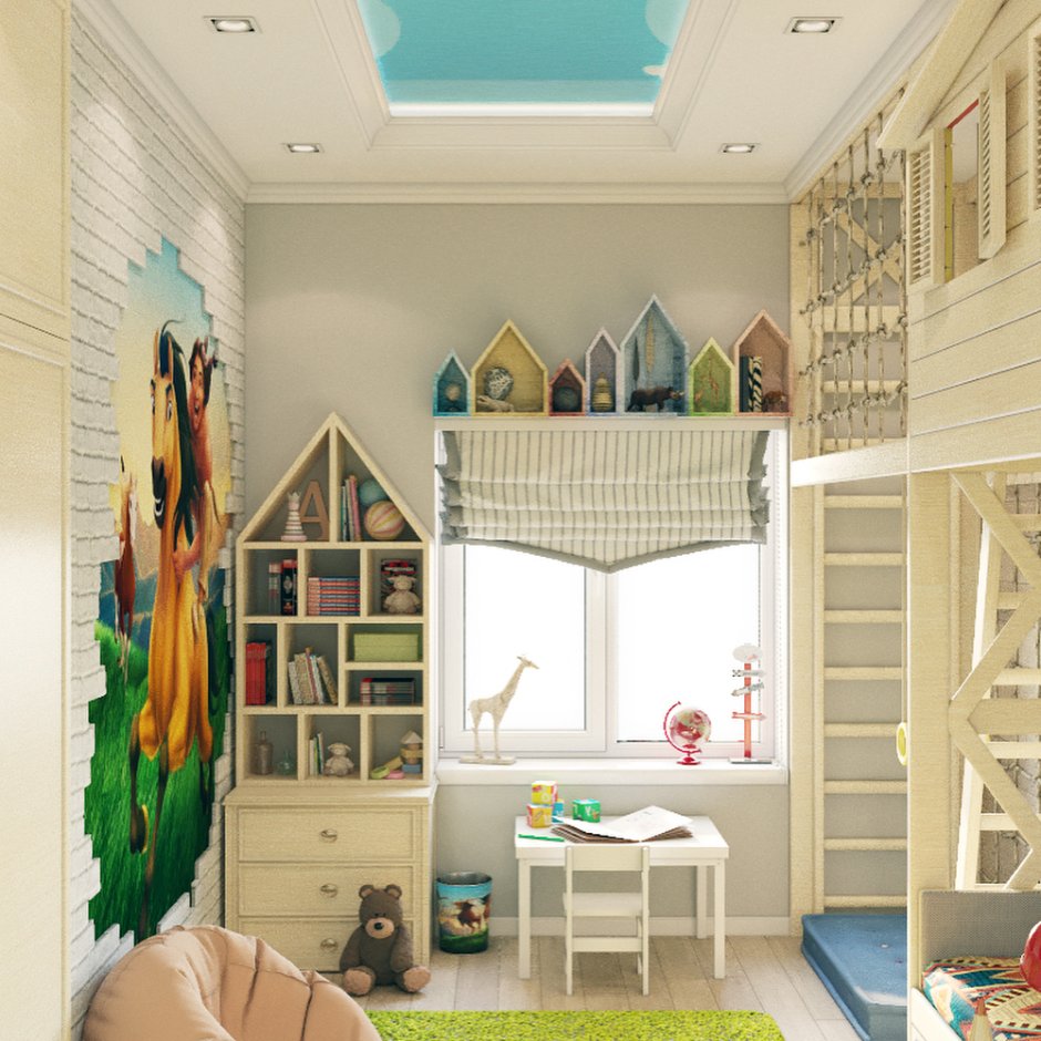 Детская комната для дошкольника