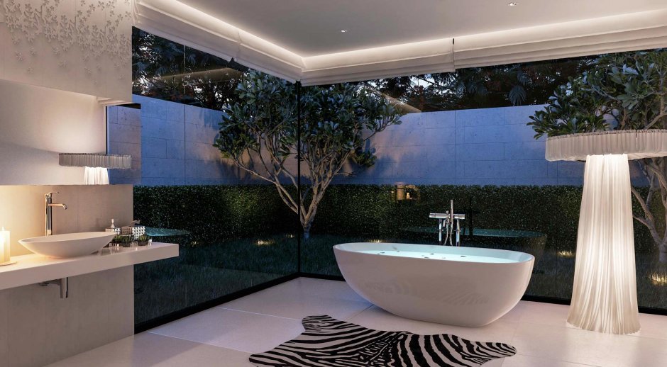Шикарные Ванные комнаты в современном стиле