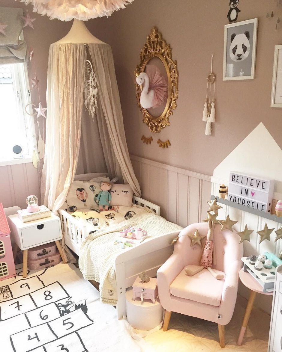 Комната принцессы для девочки