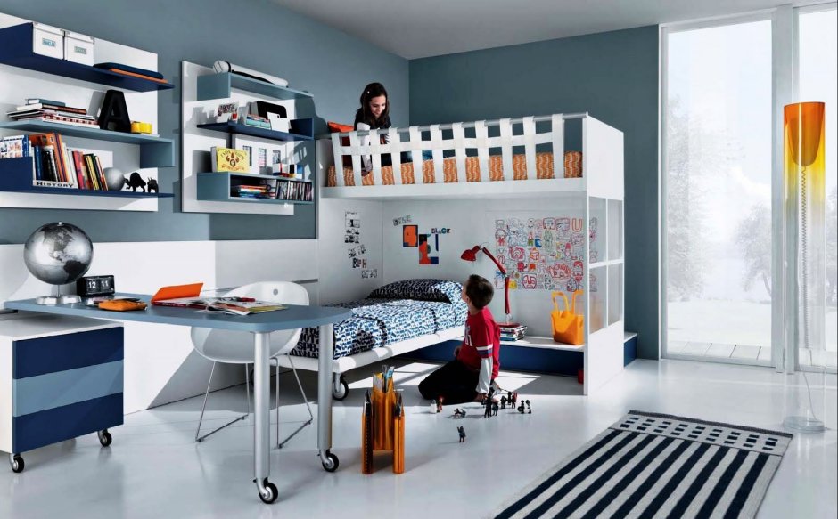 Эргономичная детская комната для мальчика