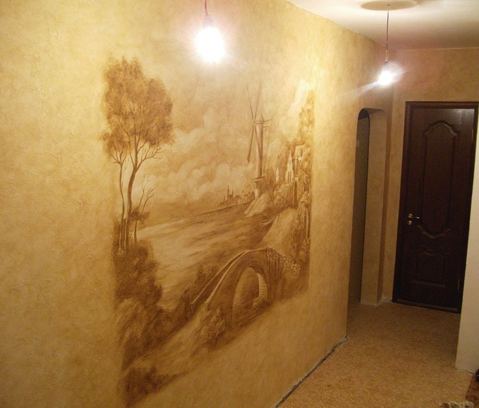 Штукатурка венецианка в коридор