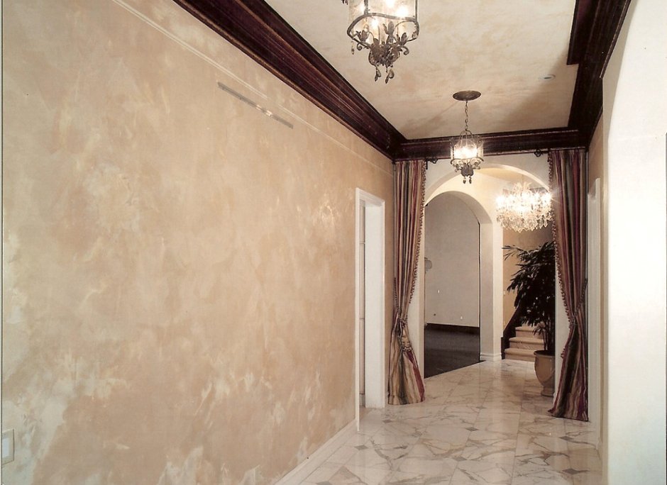 Венецианская штукатурка коридор мрамор