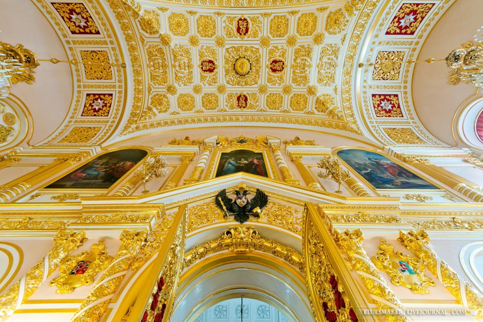 Екатерининский дворец Георгиевский зал