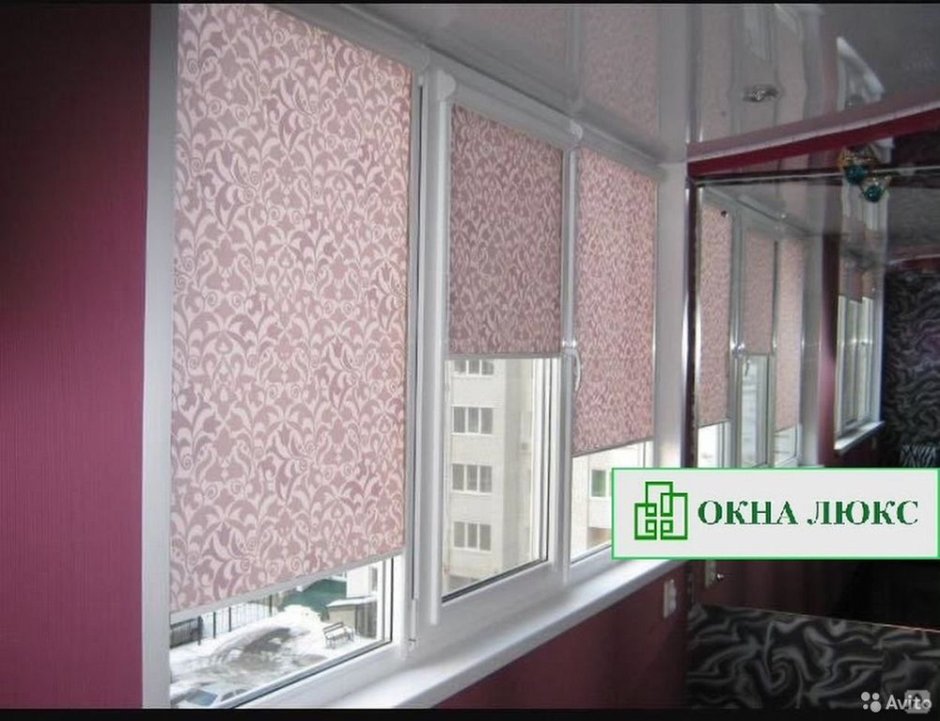 Рулонные жалюзи на балкон