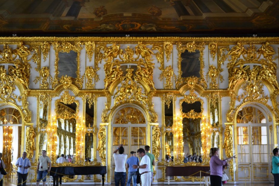Золотой зал Екатерининский дворец